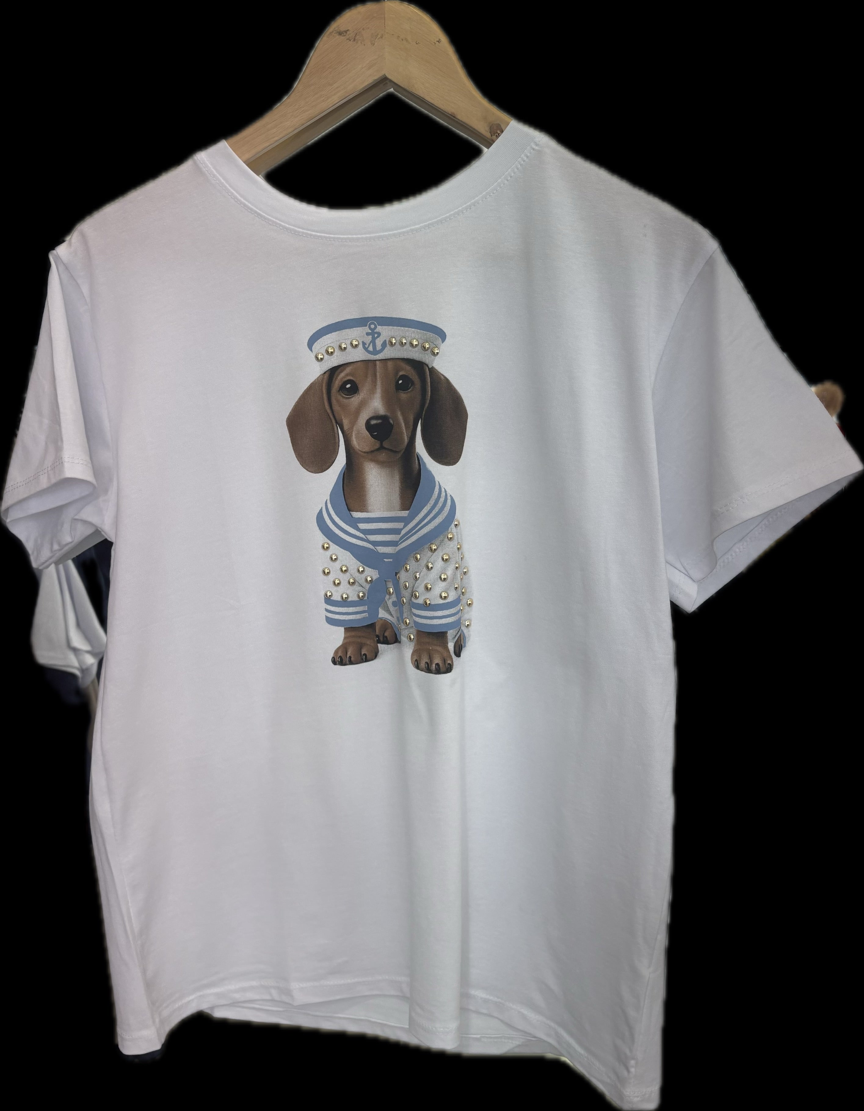 MITACA & CO DOG DESIGN T-SHIRT 7698