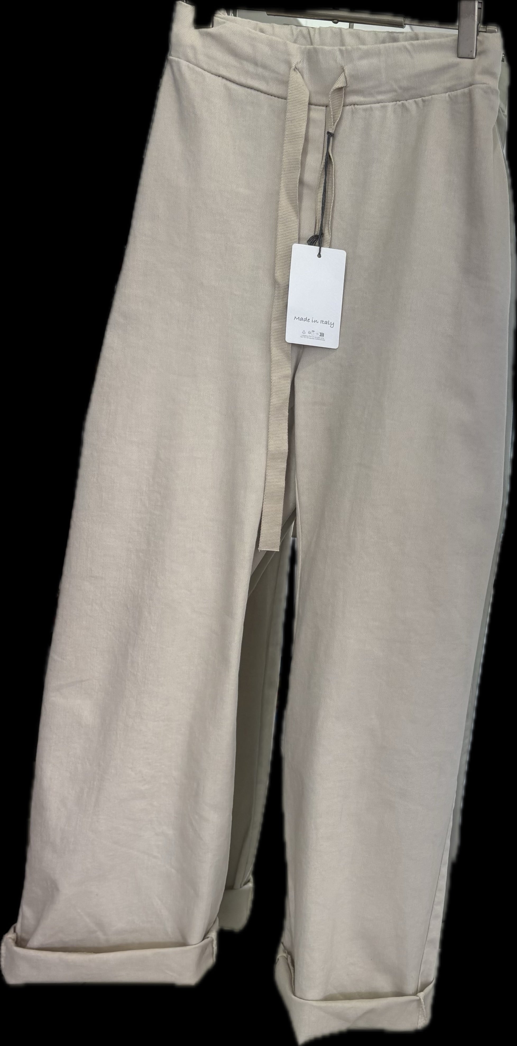 MADE IN ITALY STRAIGHT LEG TROUSERS 5368