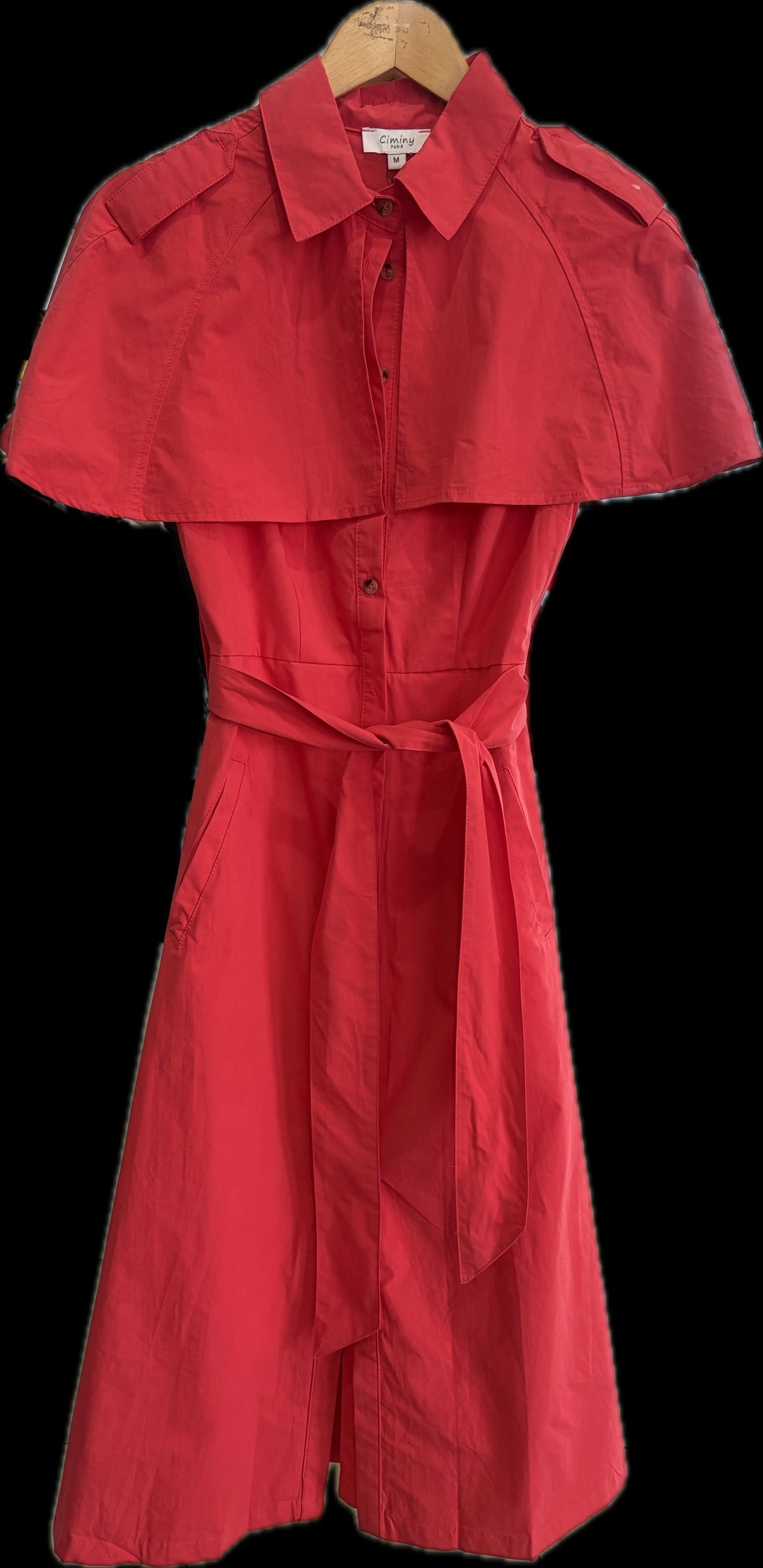 CIMINY BELTED DRESS 0098