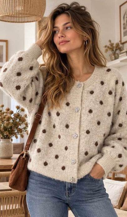 BUTTON UP CARDIGAN 2218