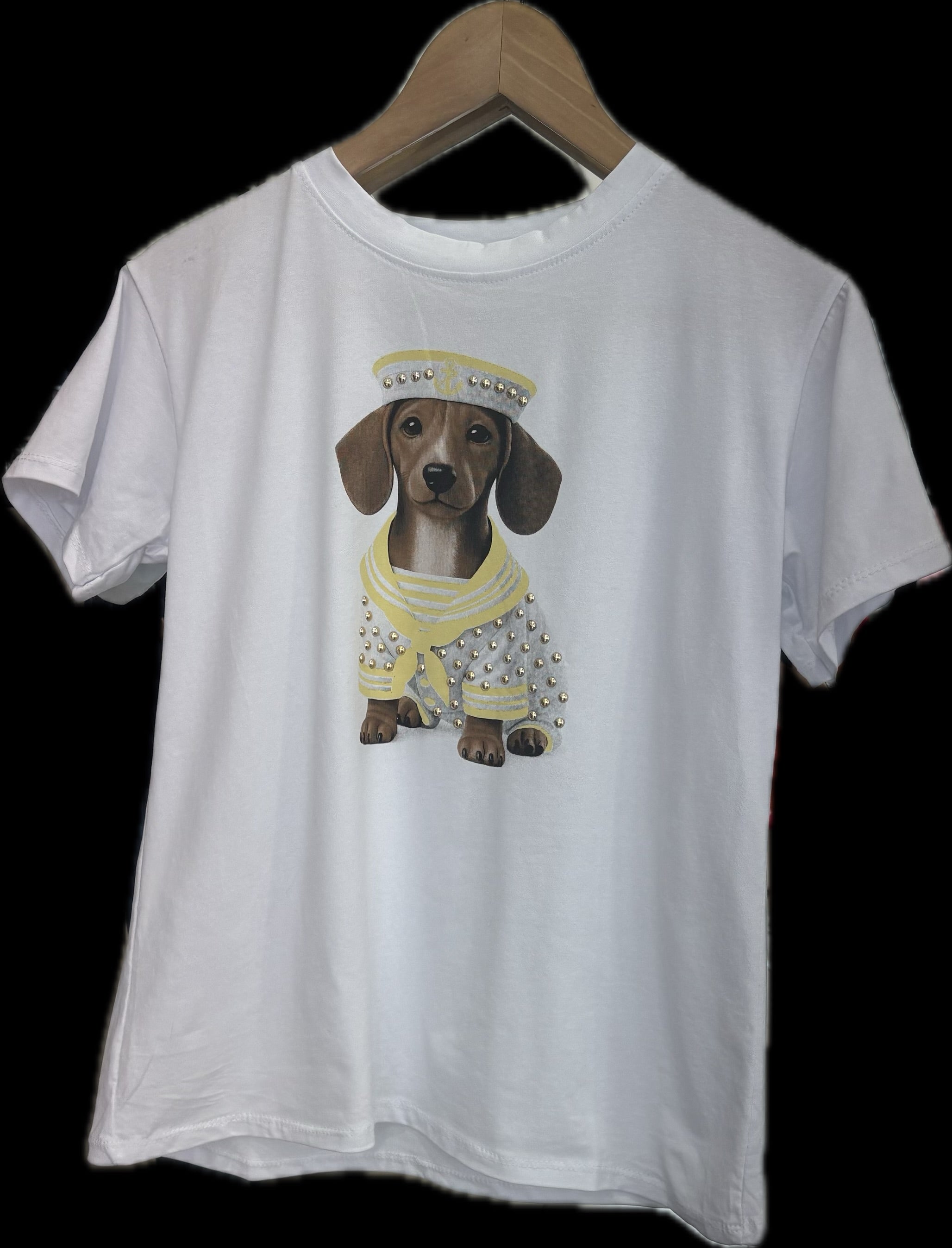 MITACA & CO DOG DESIGN T-SHIRT 7698