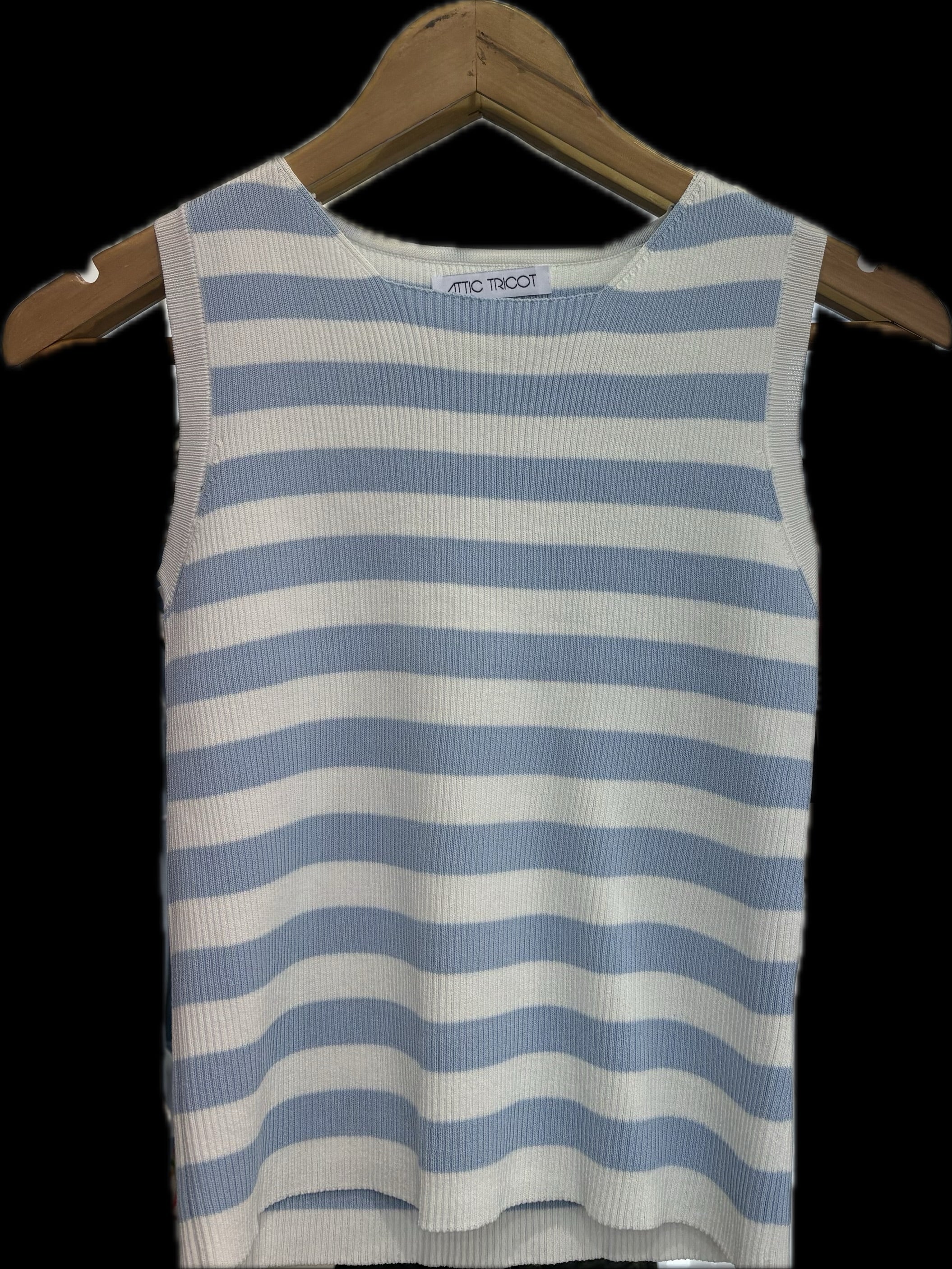 ATTIC TRICOT STRIPED TANK TOP 6606