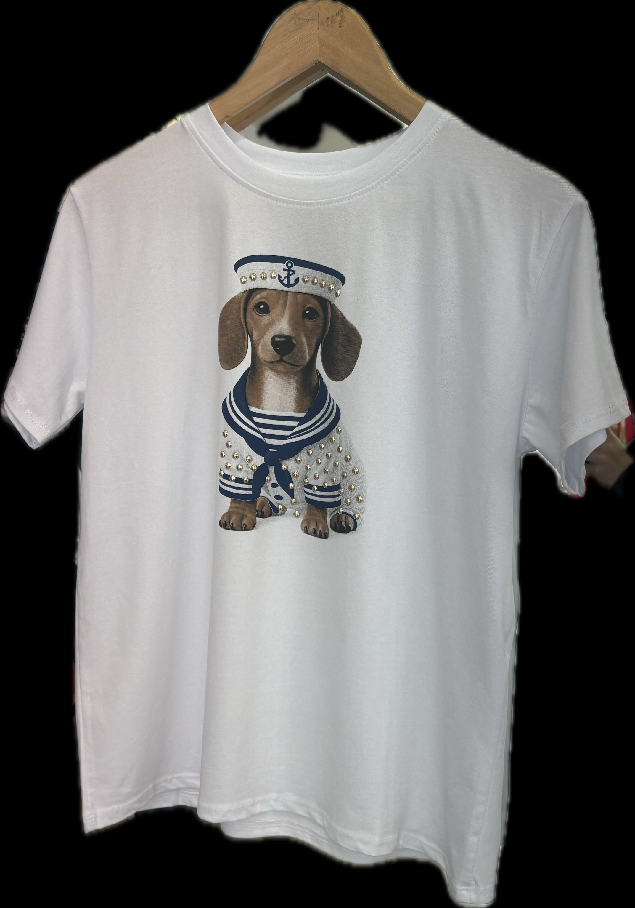 MITACA & CO DOG DESIGN T-SHIRT 7698