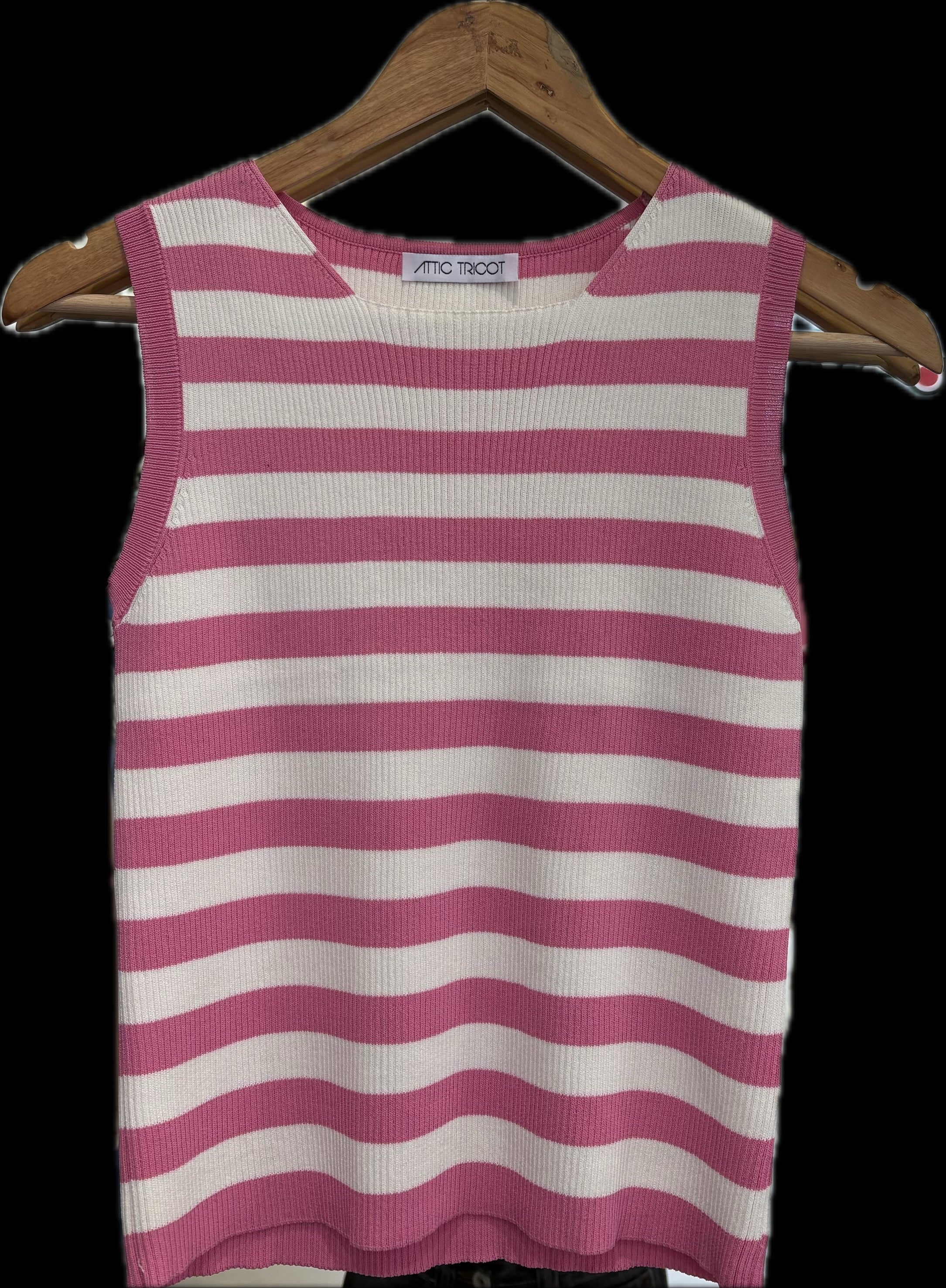 ATTIC TRICOT STRIPED TANK TOP 6606