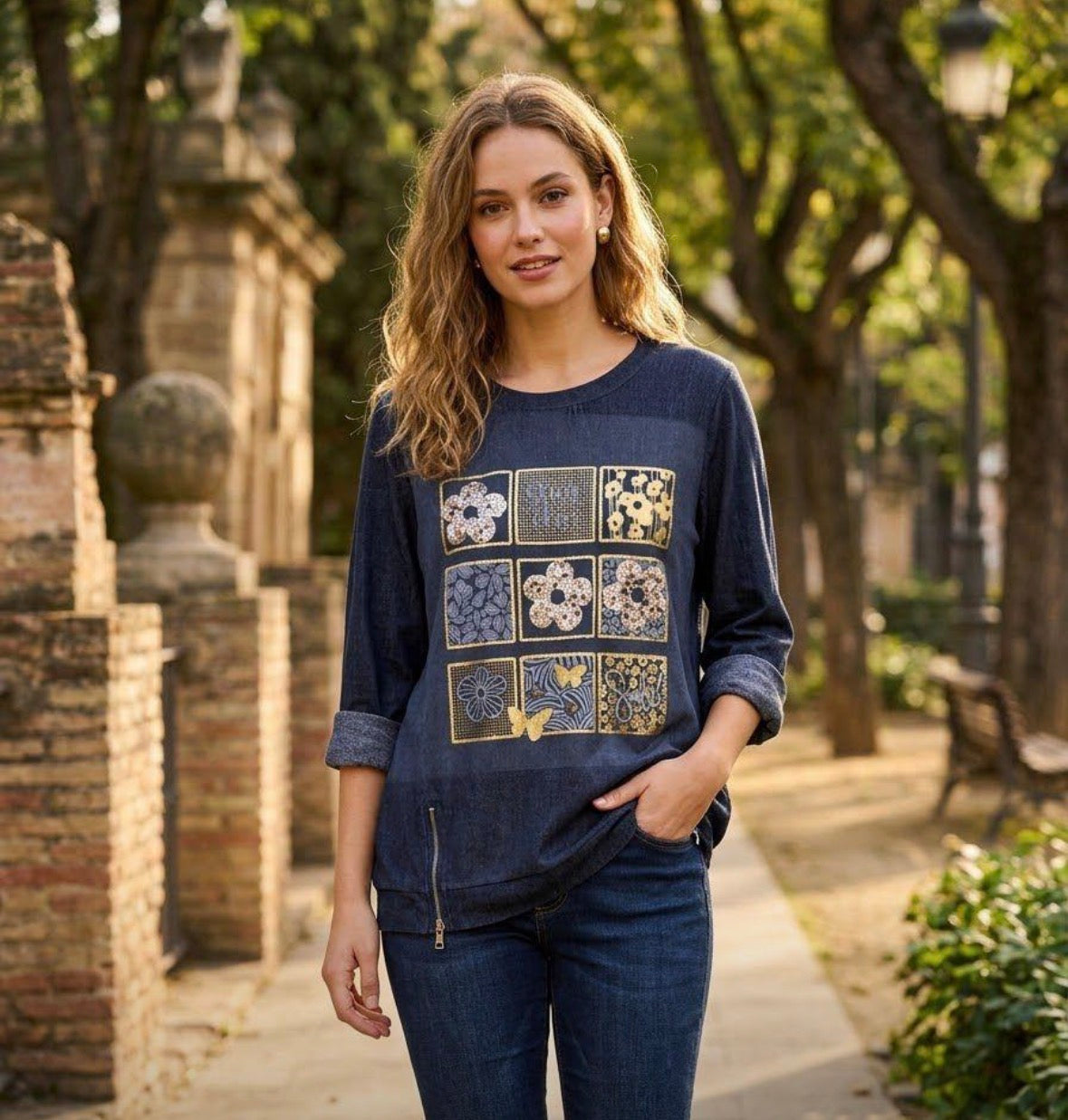 JAINSON LONG SLEEVE TOP 3555