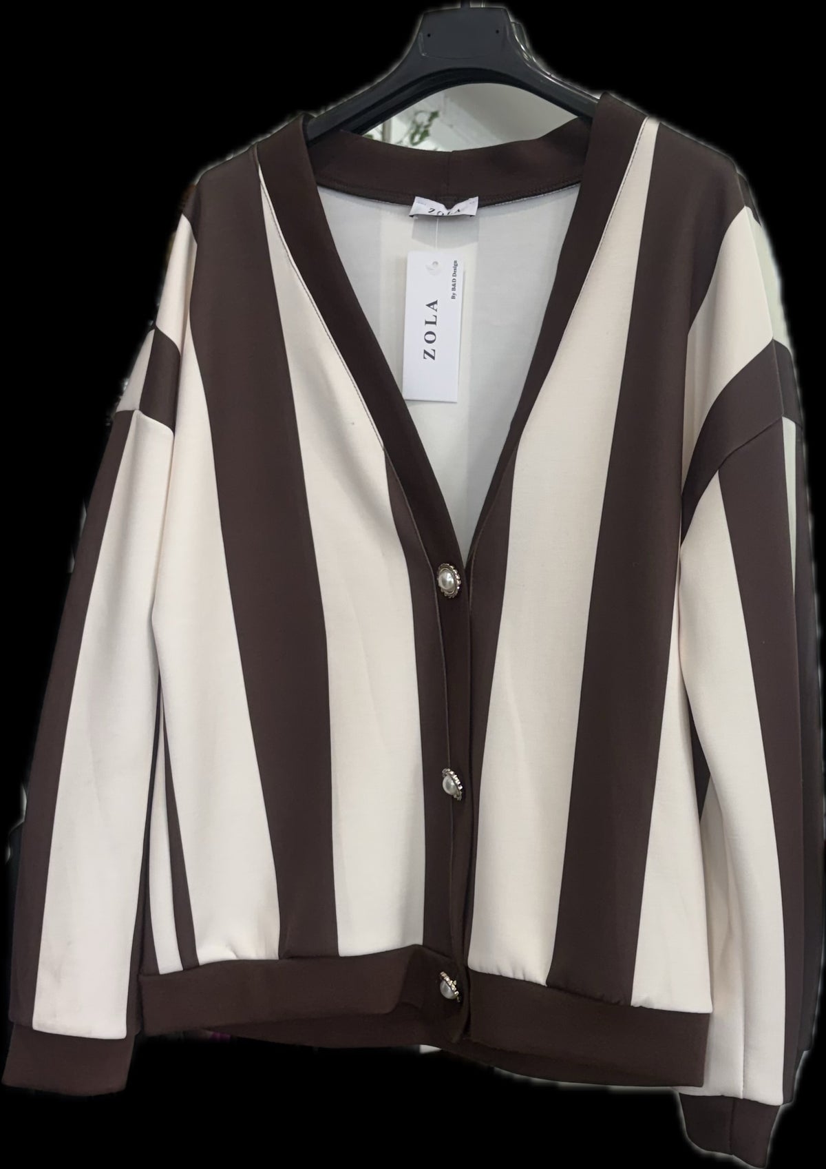 ZOLA STRIPE CARDIGAN 8090
