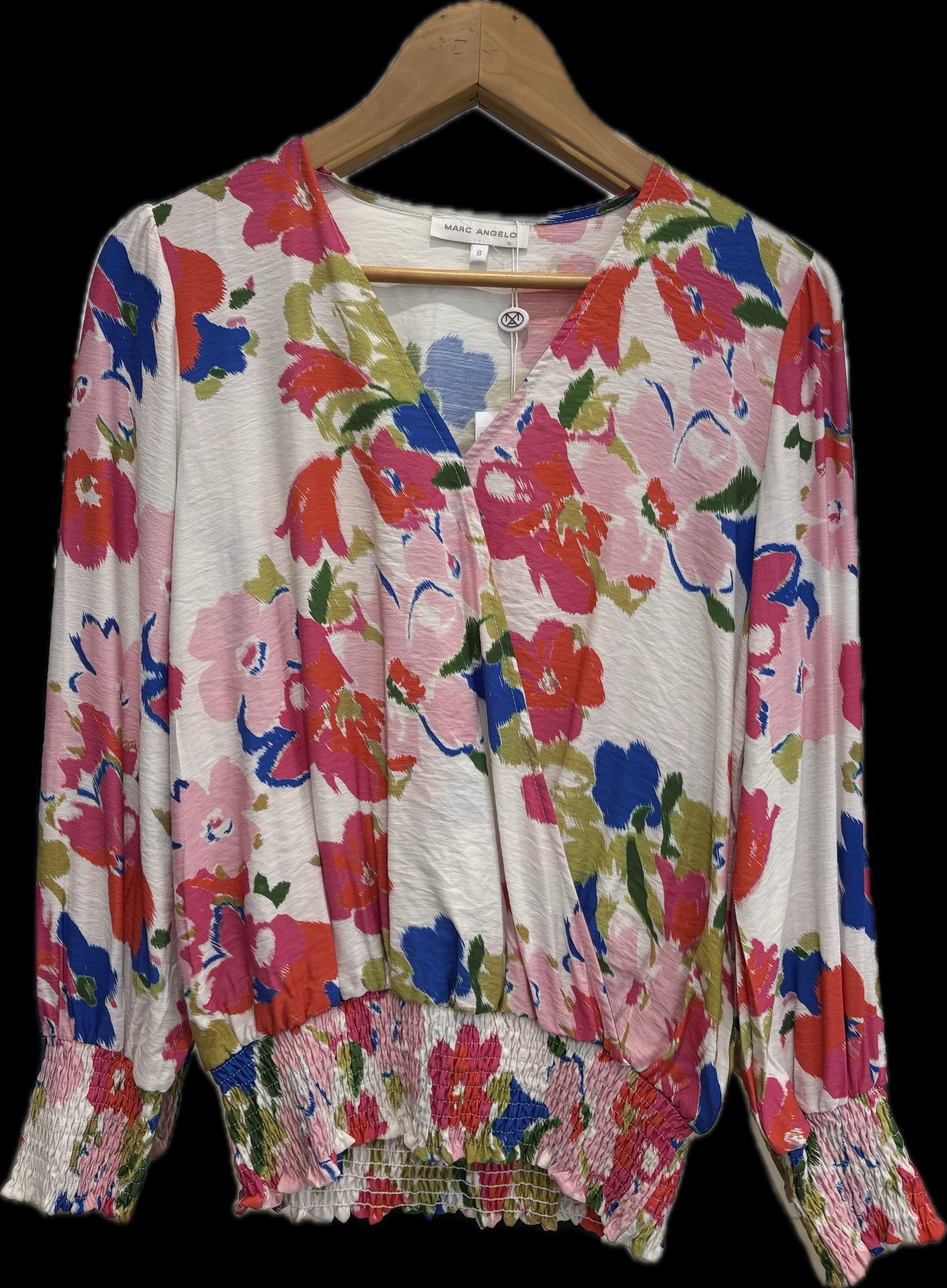 MARC ANGELO FLORAL SHIRT 1606