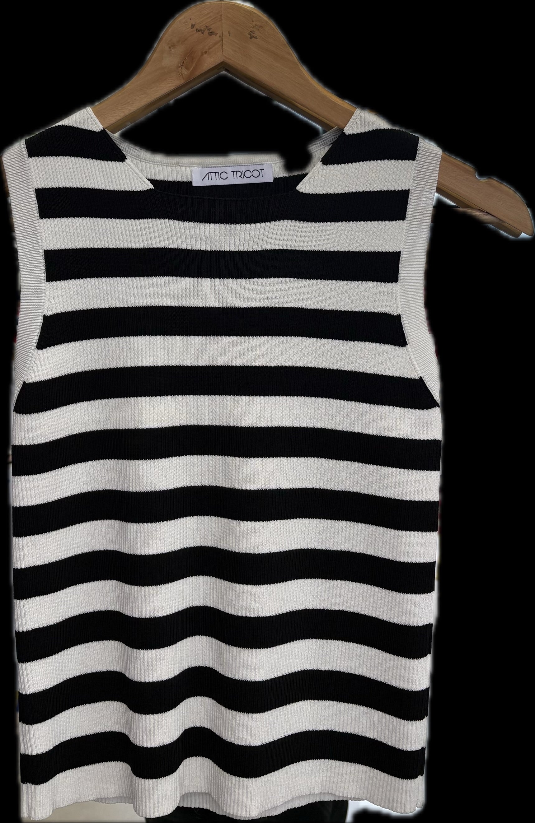 ATTIC TRICOT STRIPED TANK TOP 6606