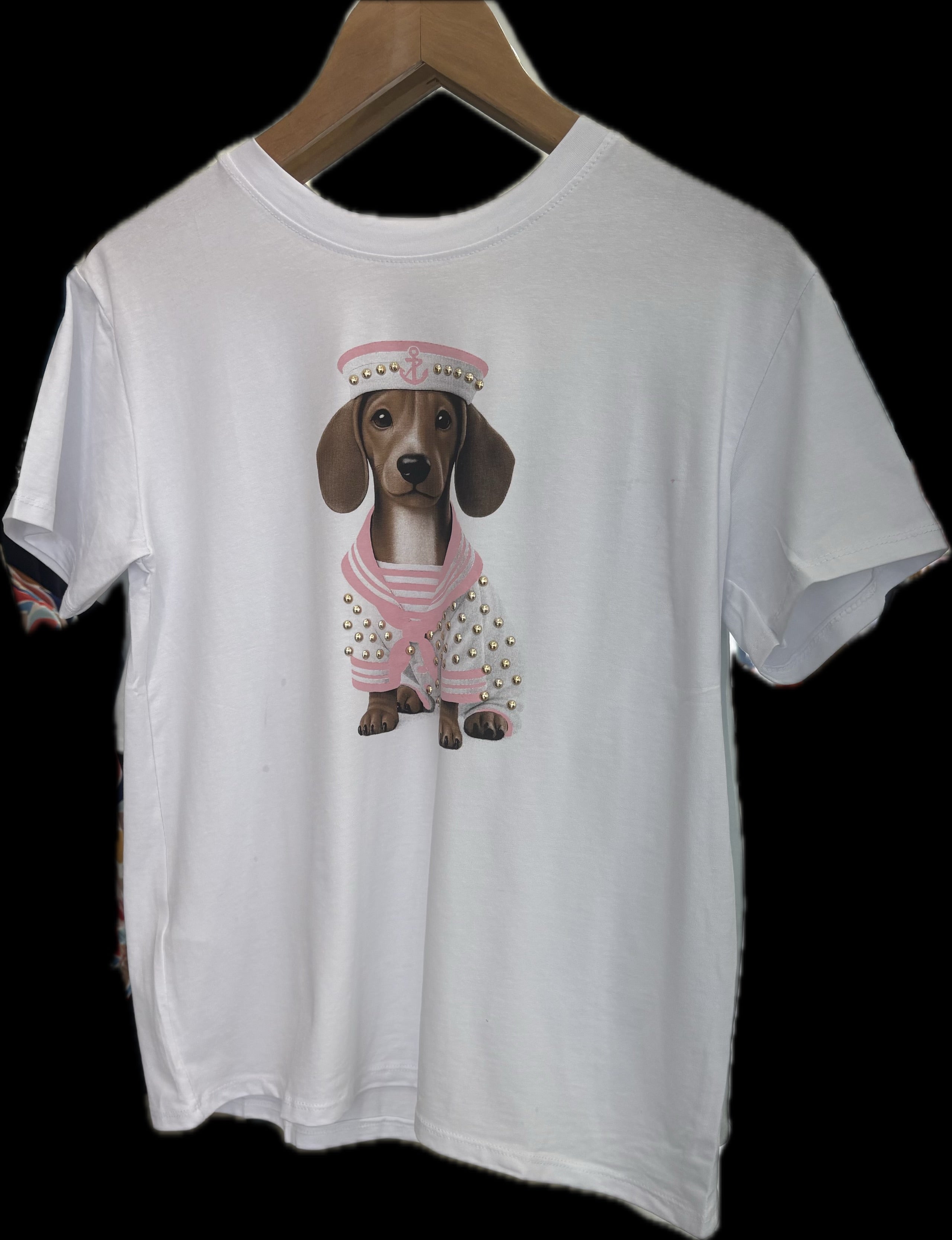 MITACA & CO DOG DESIGN T-SHIRT 7698