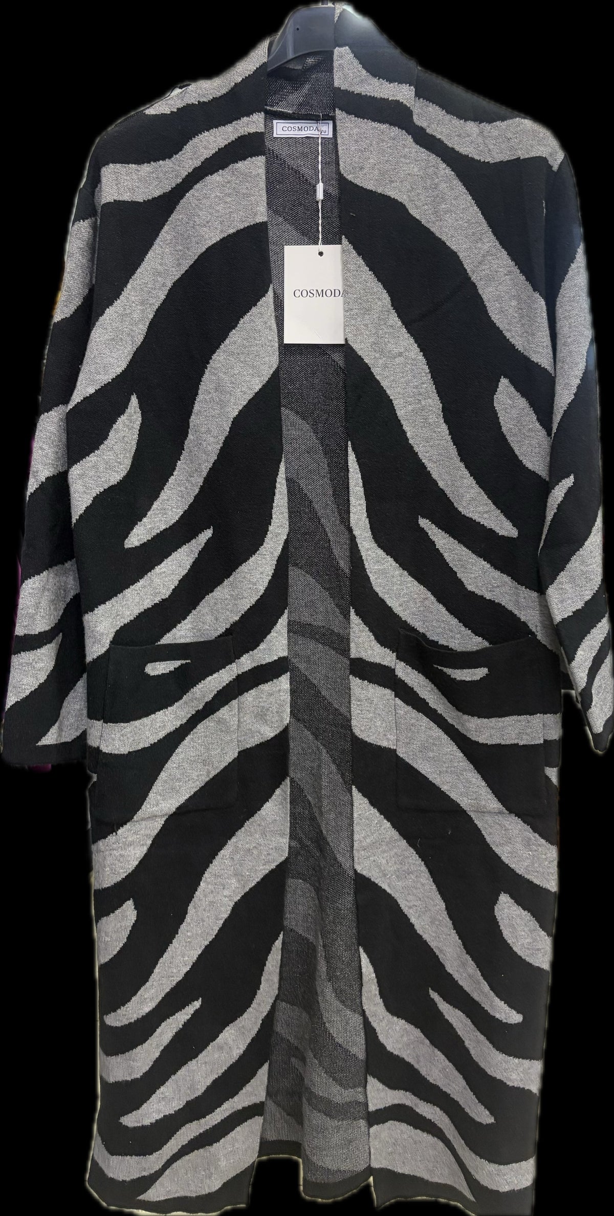 PRINT CARDIGAN 0830
