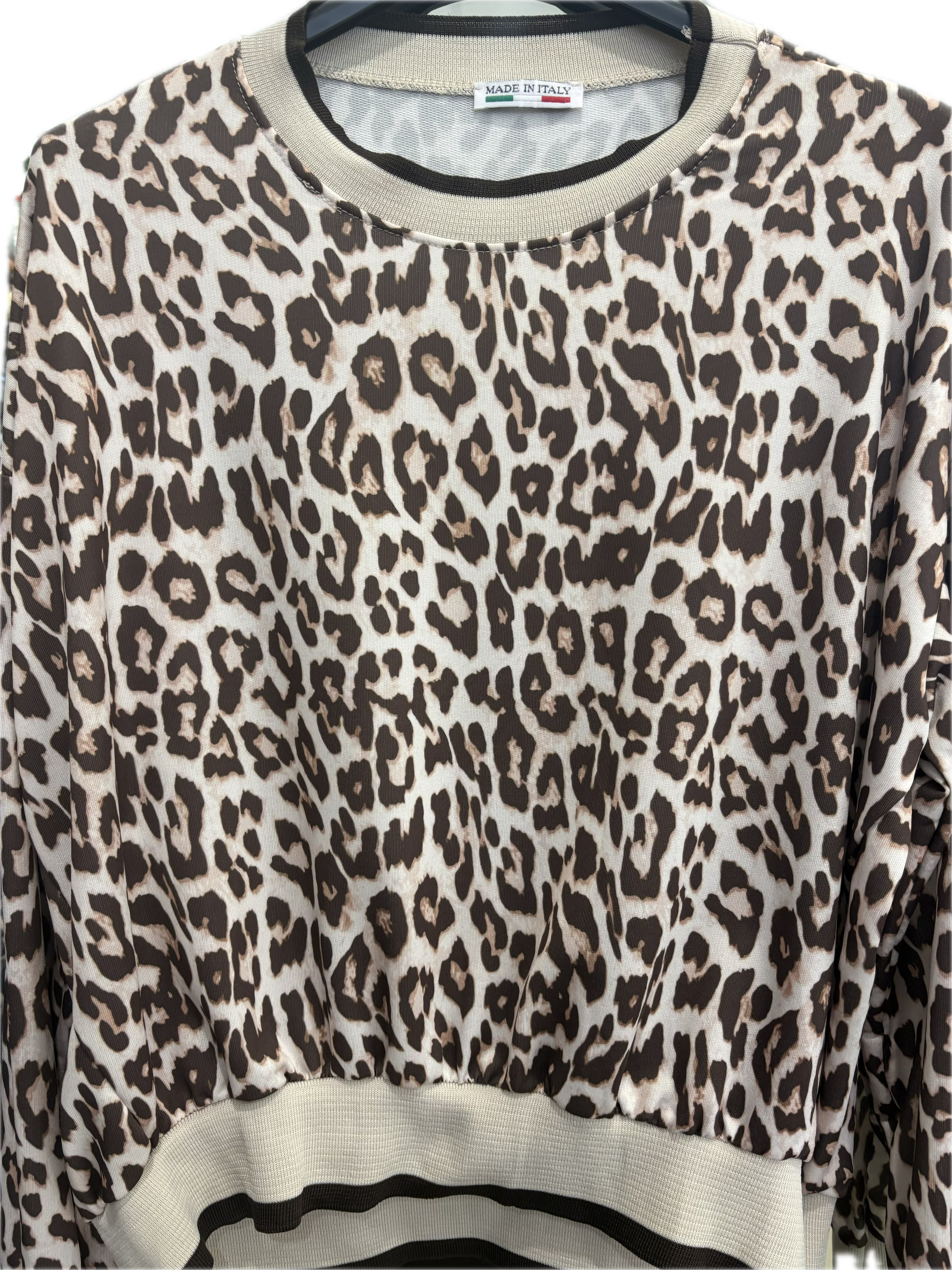 MADE IN ITALY LEOPARD TOP 7871