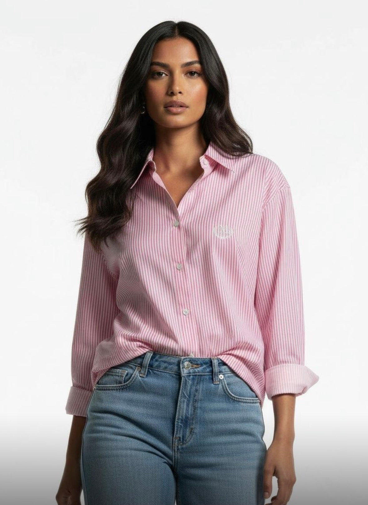 MARC ANGELO STRIPED COTTON SHIRT 2303