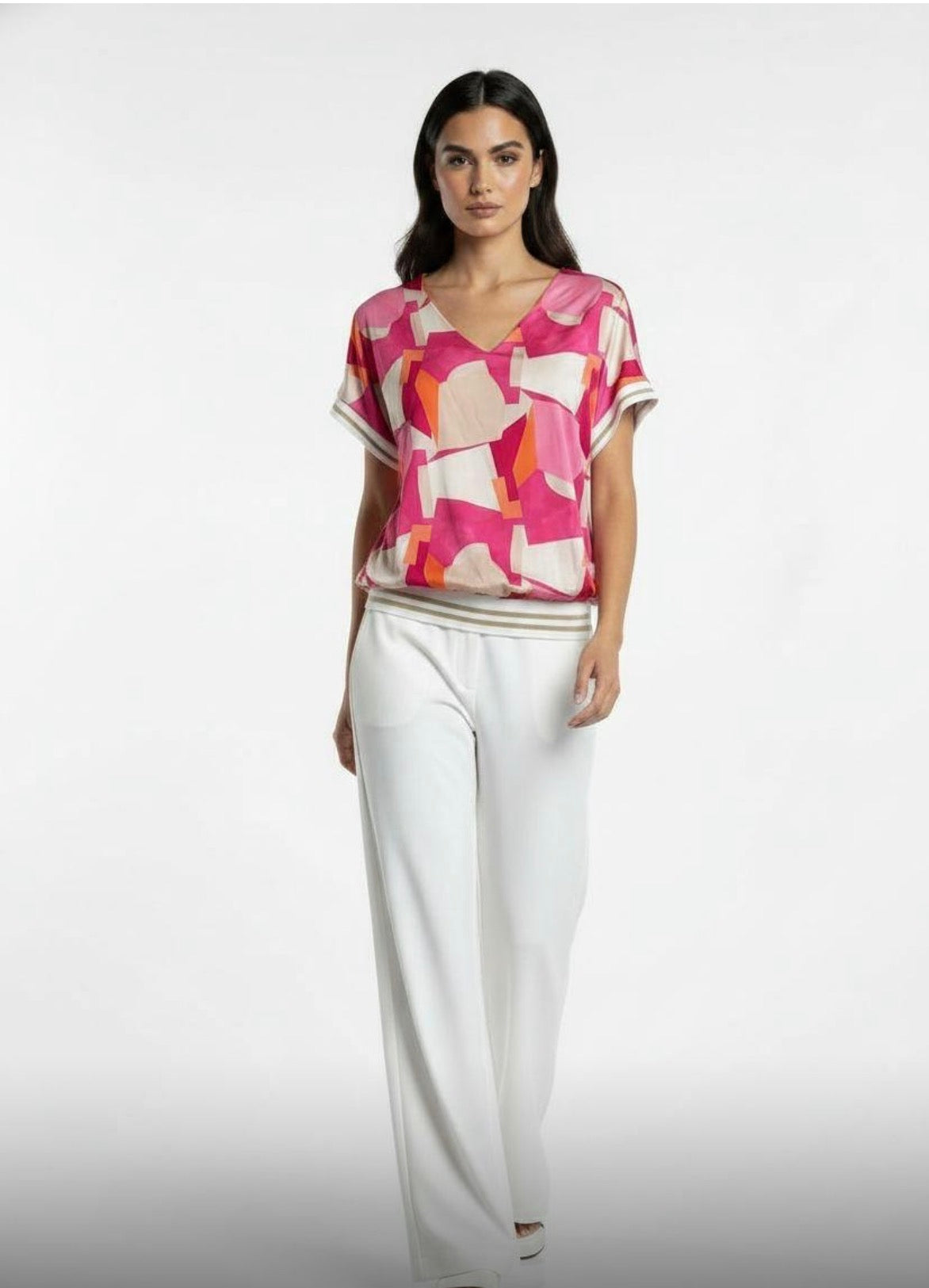 MARC ANGELO PRINT TOP 6123