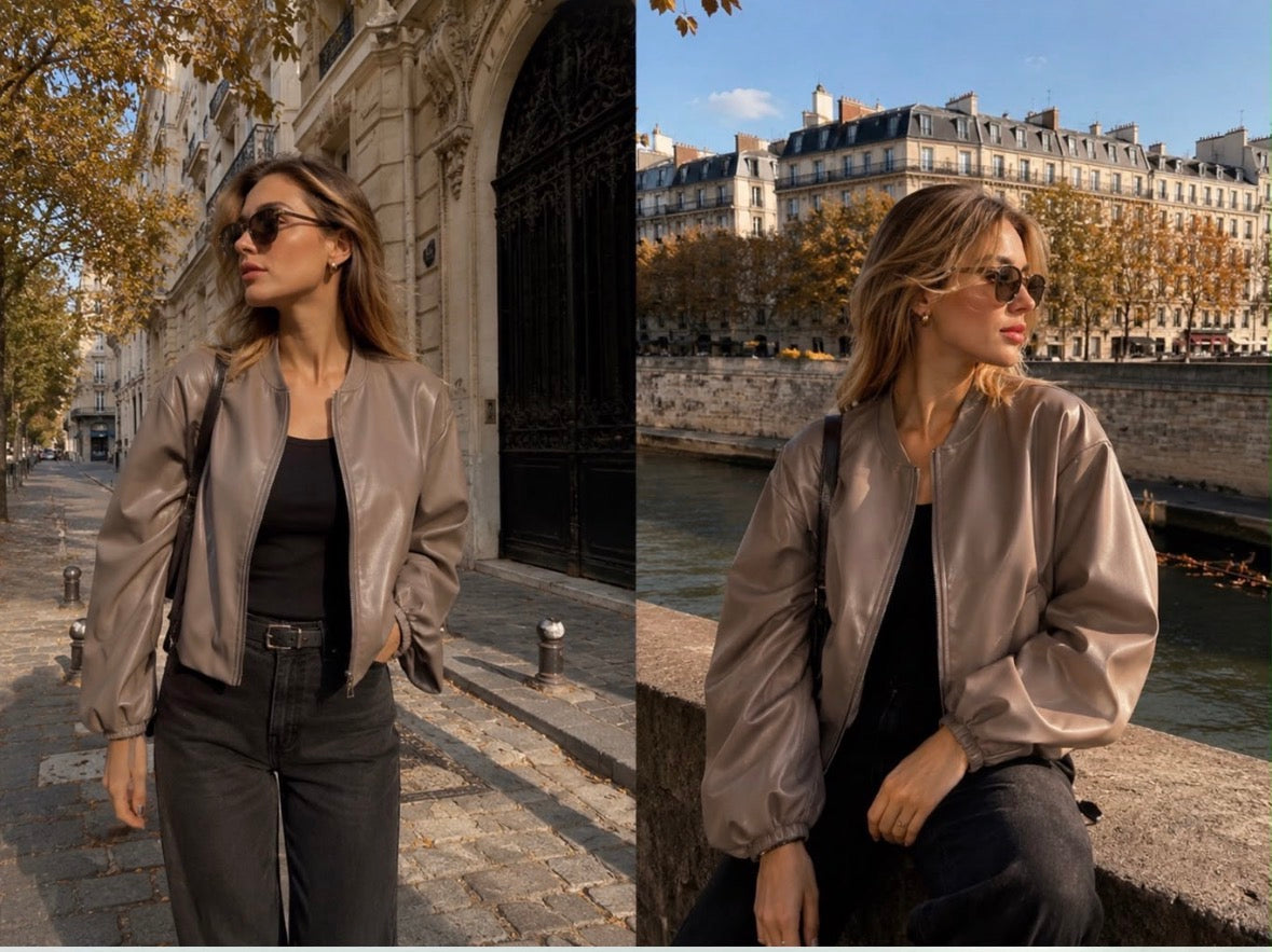 ZIP UP BOMBER JACKET 2235