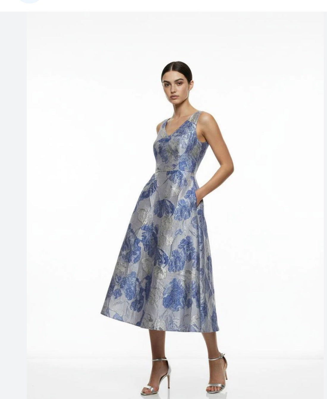 MARC ANGELO FLORAL PRINT DRESS 1916