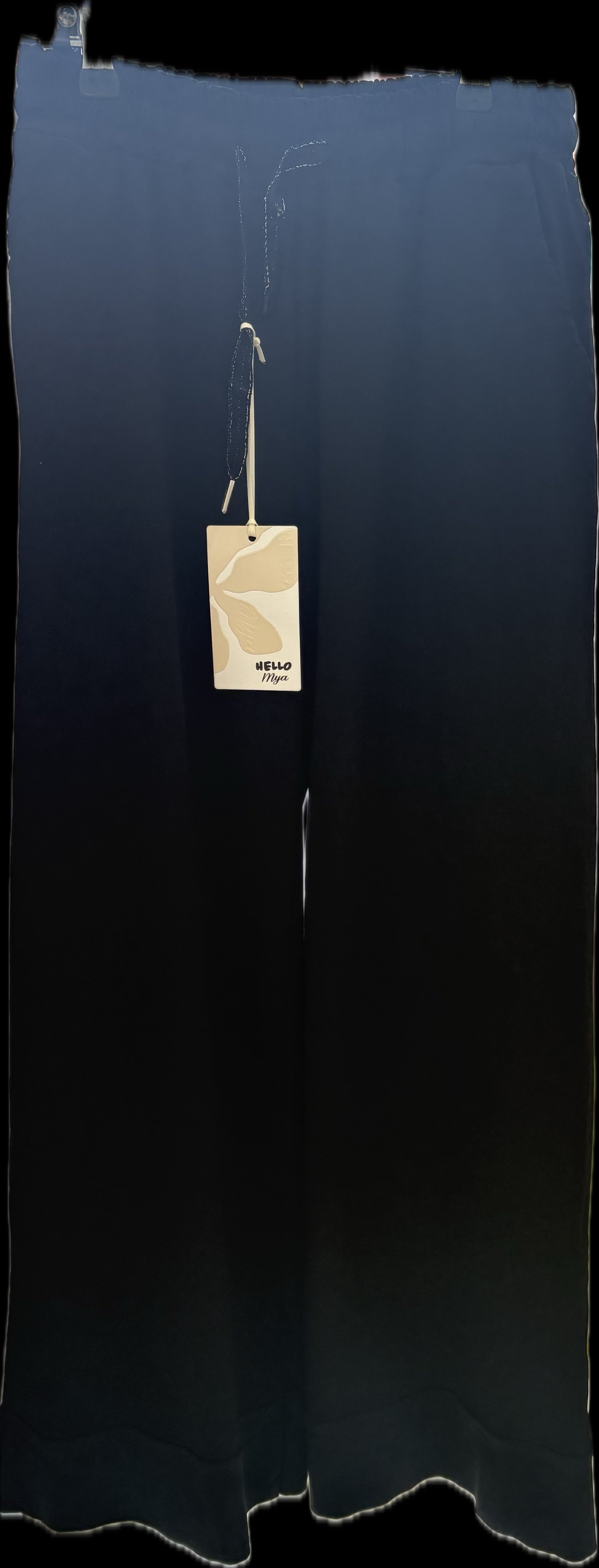 WIDE LEG LINEN PANTS 8040
