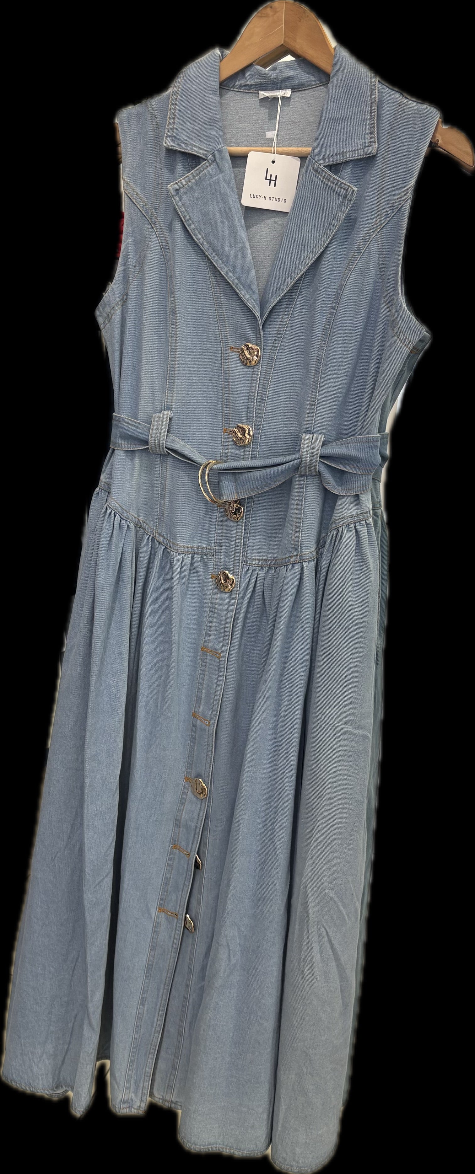 LUCY H STUDIO DENIM DRESS 5567