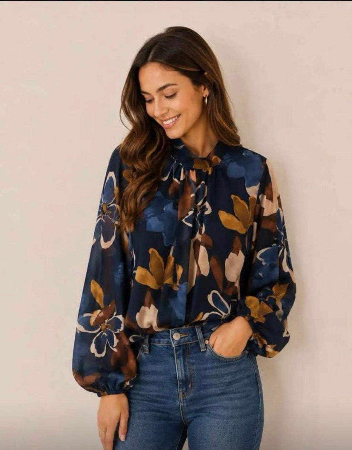 LATINO FLORAL TOP 1573