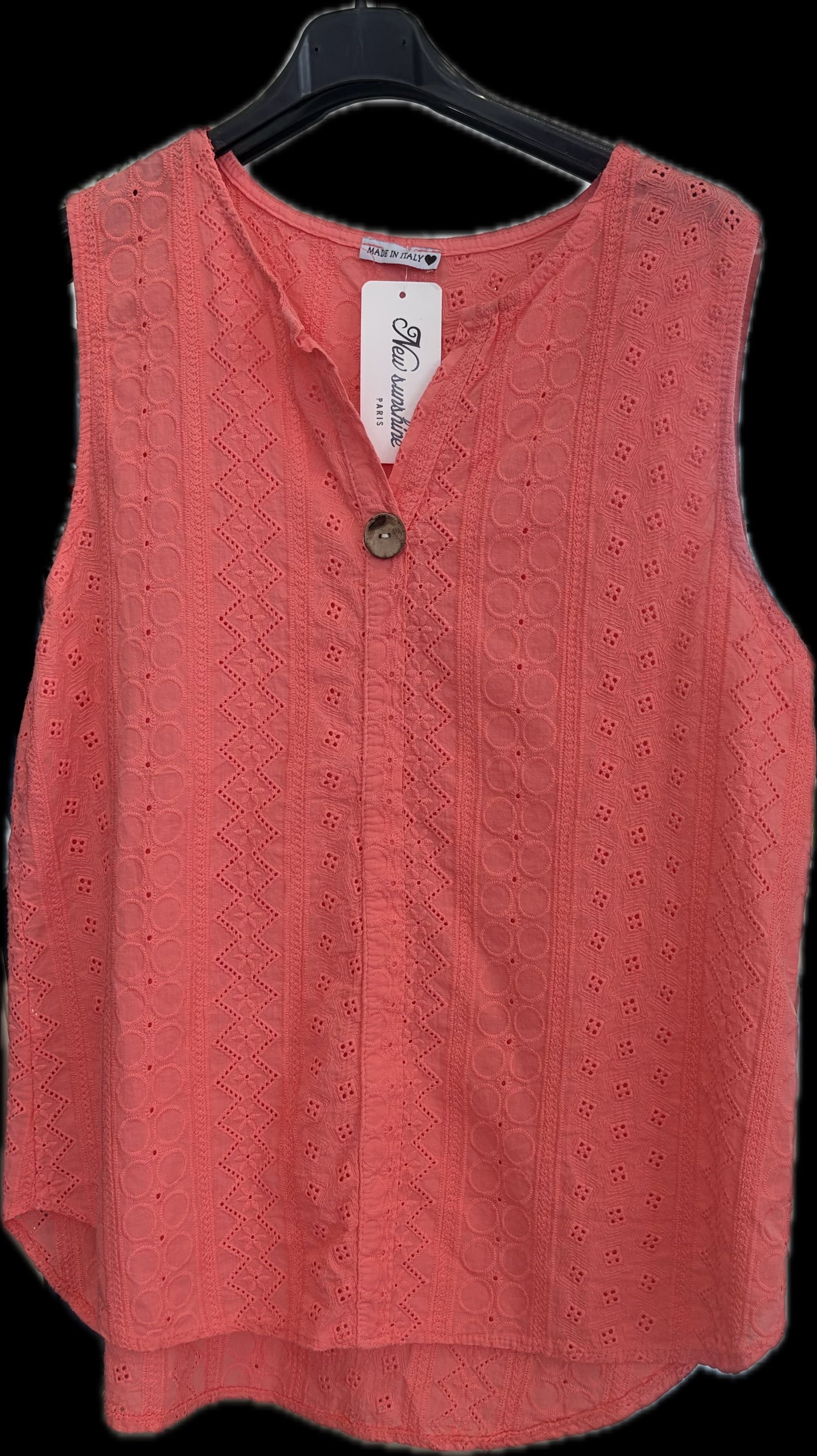 MADE IN ITALY VEST TOP 4303