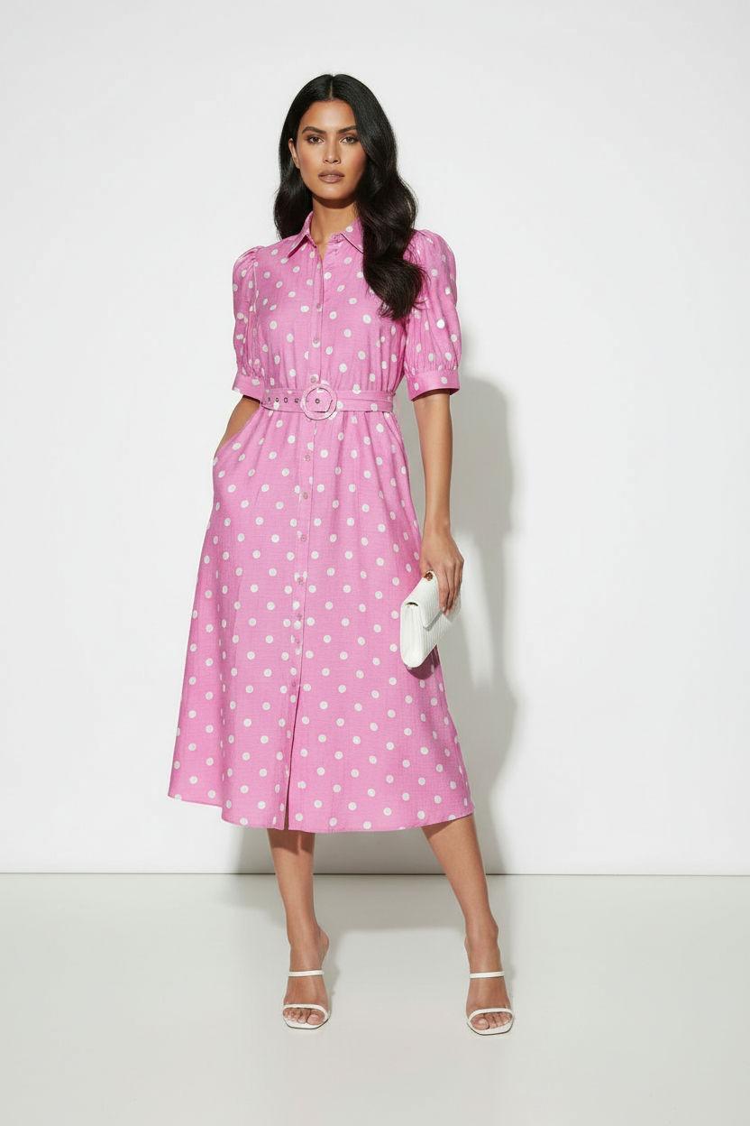MARC ANGELO POLKA DOT DRESS 1209