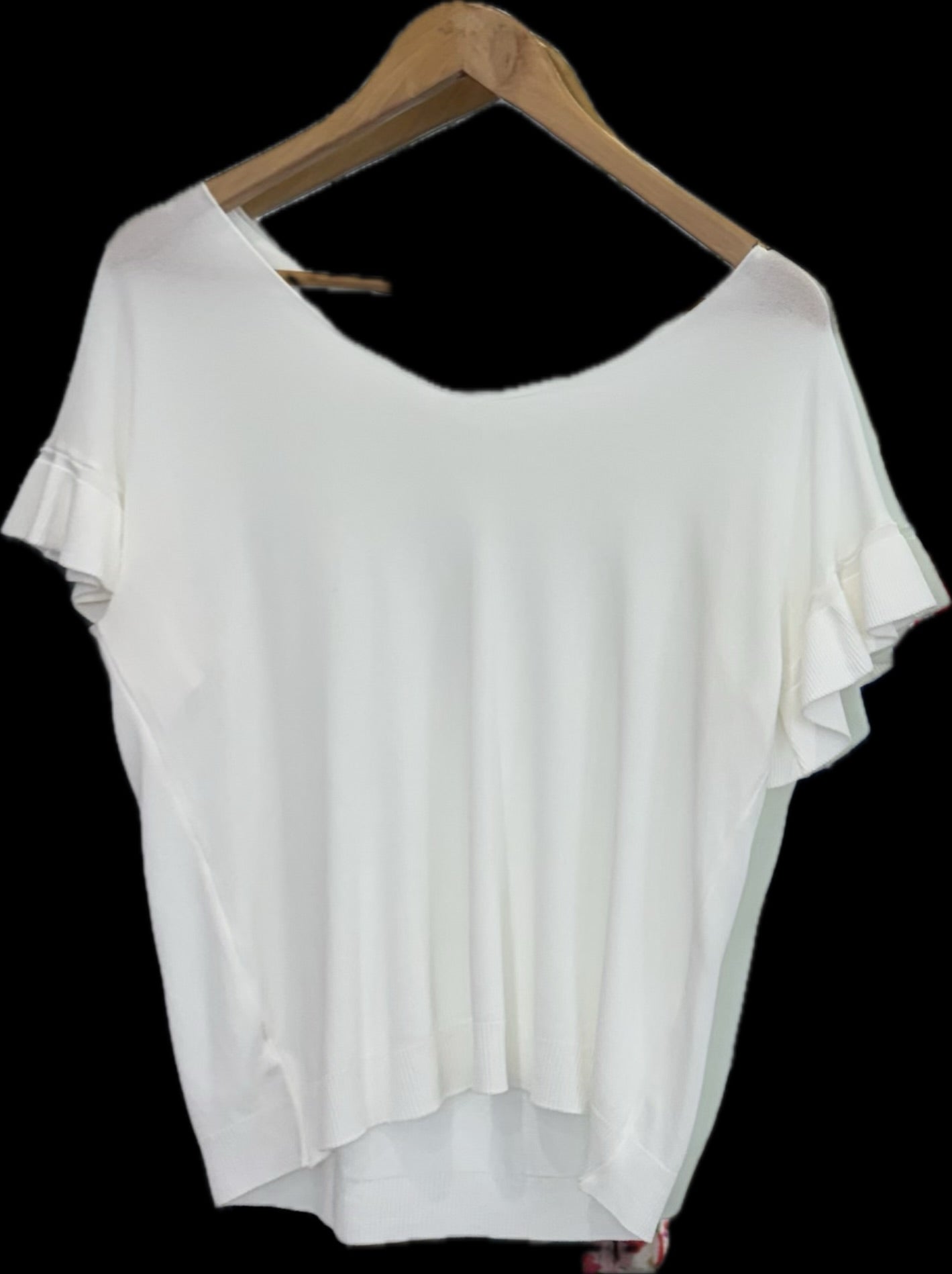 V-NECK SHORT SLEEVE TOP 6578