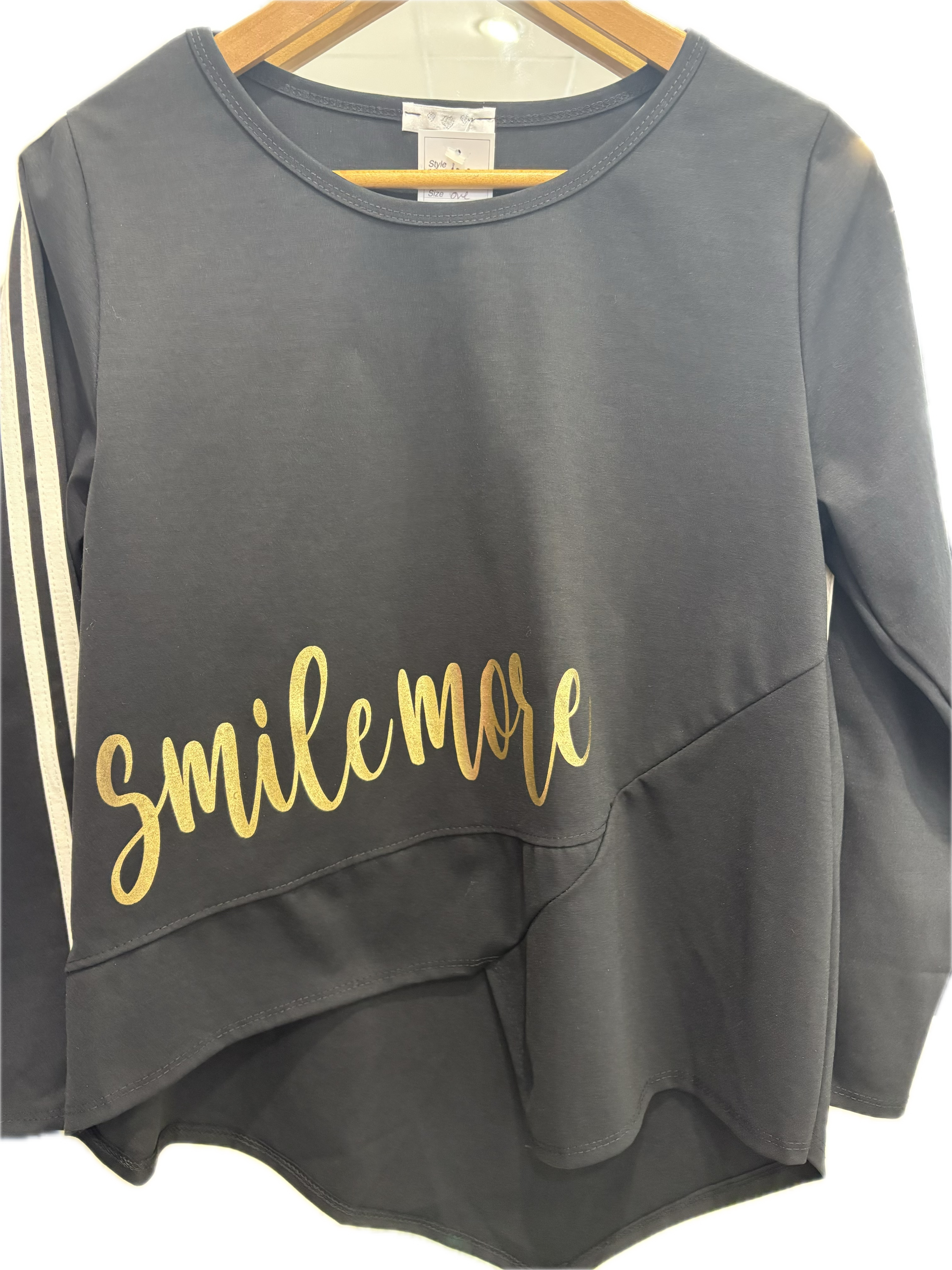JAINSON LONG SLEEVE SMILE TOP 1212