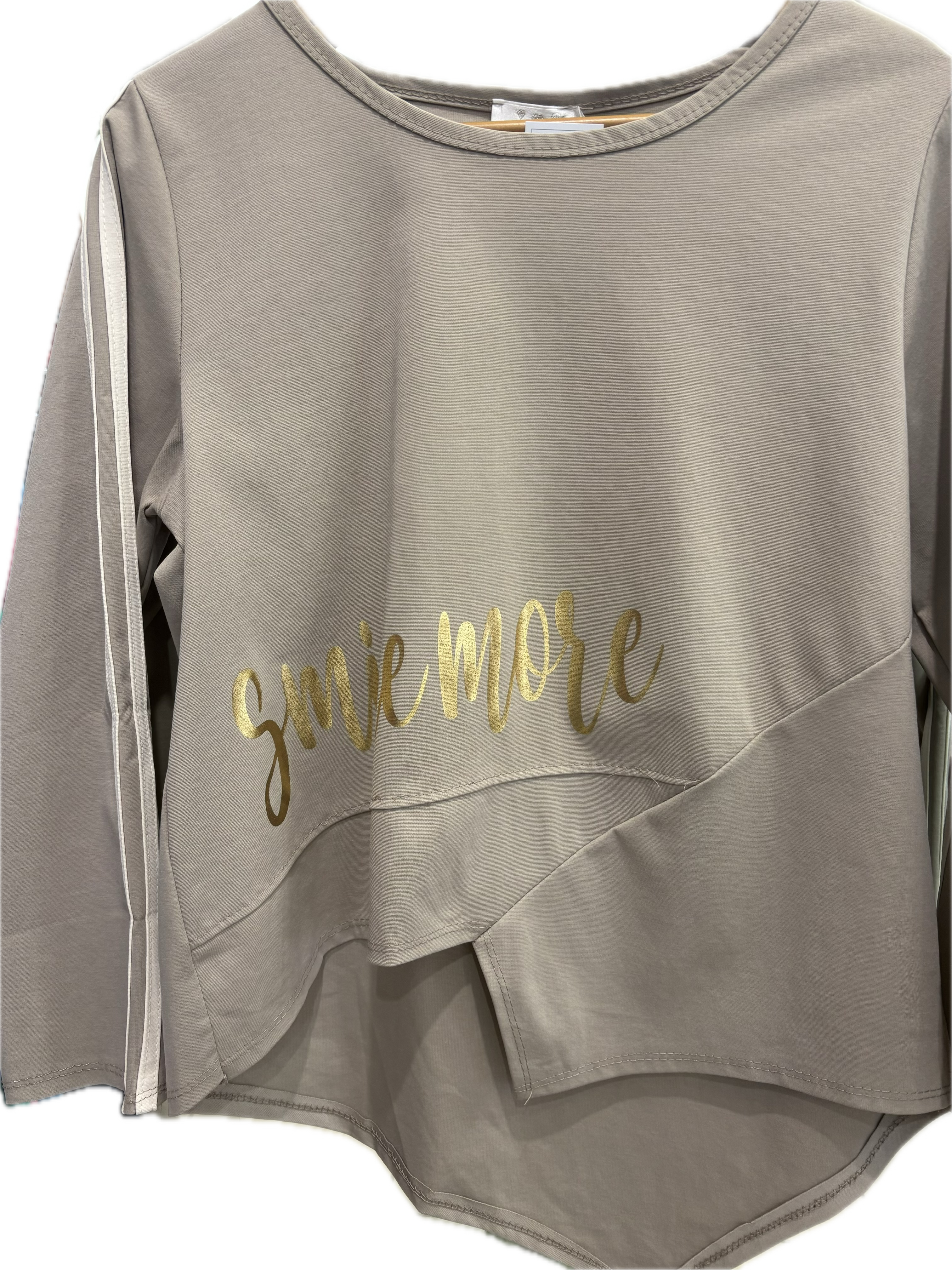 JAINSON LONG SLEEVE SMILE TOP 1212