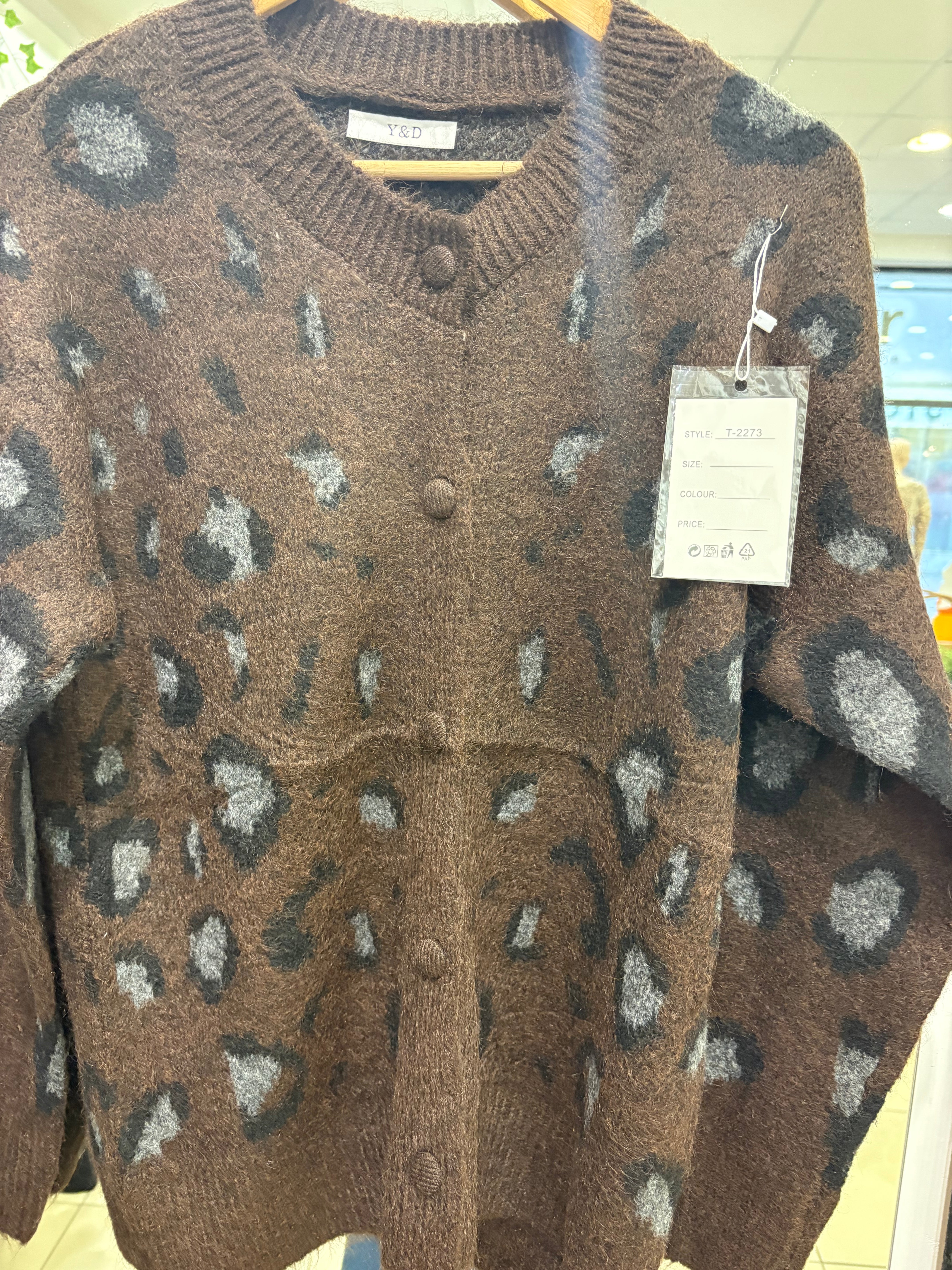 Y & D KNIT CARDIGAN 2273