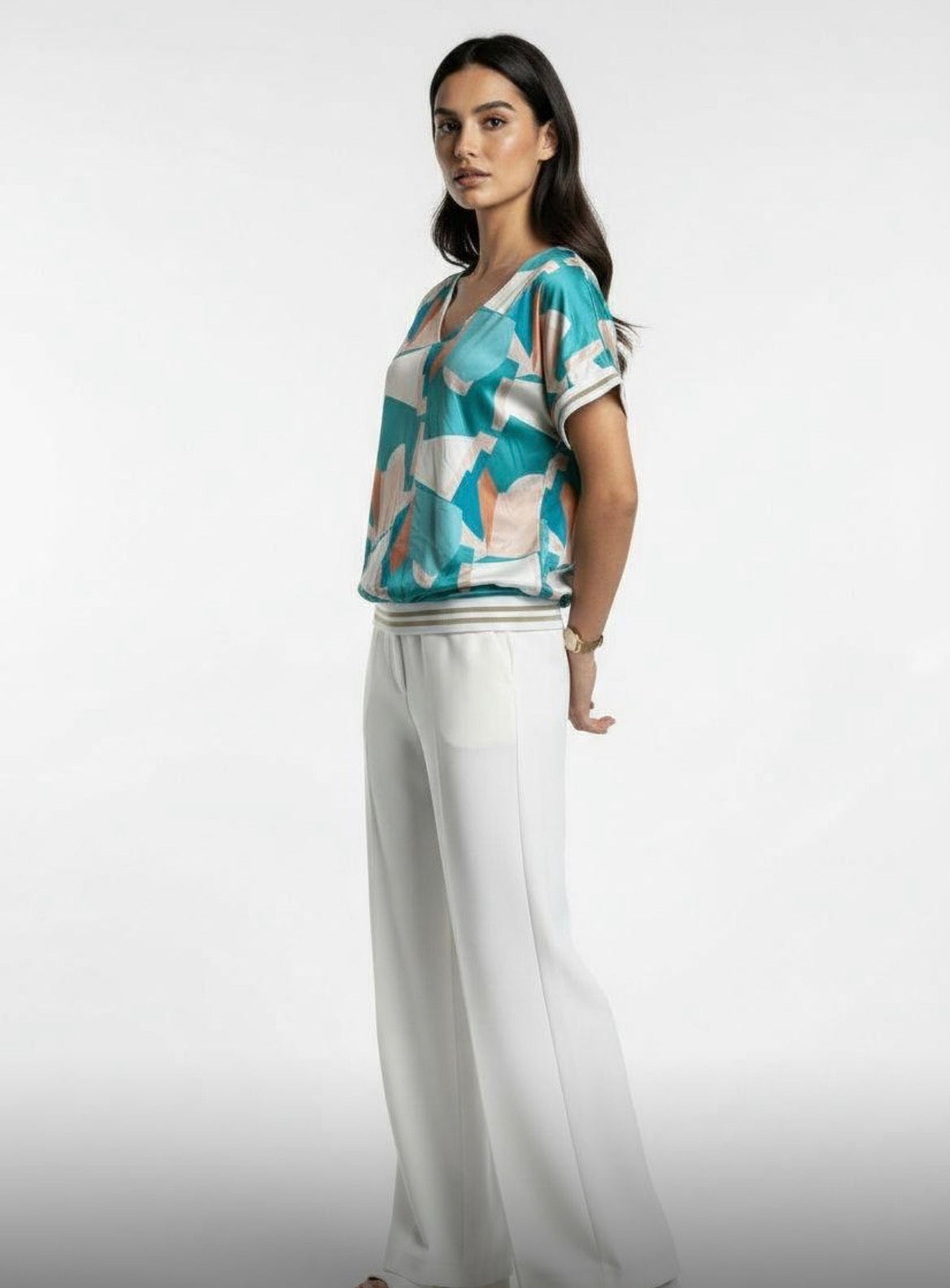 MARC ANGELO PRINT TOP 6123