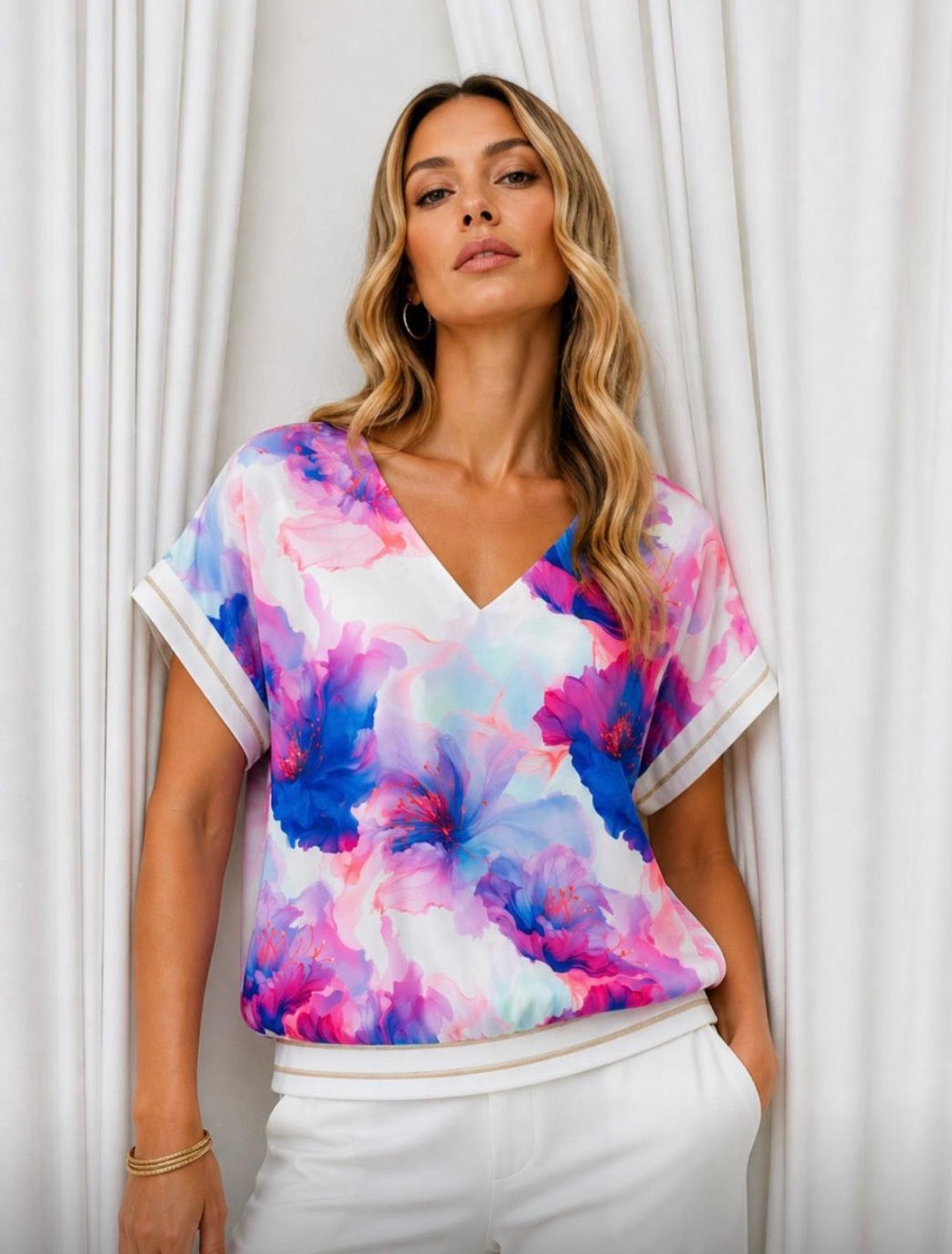 EMI FLORAL PRINT TOP 5768