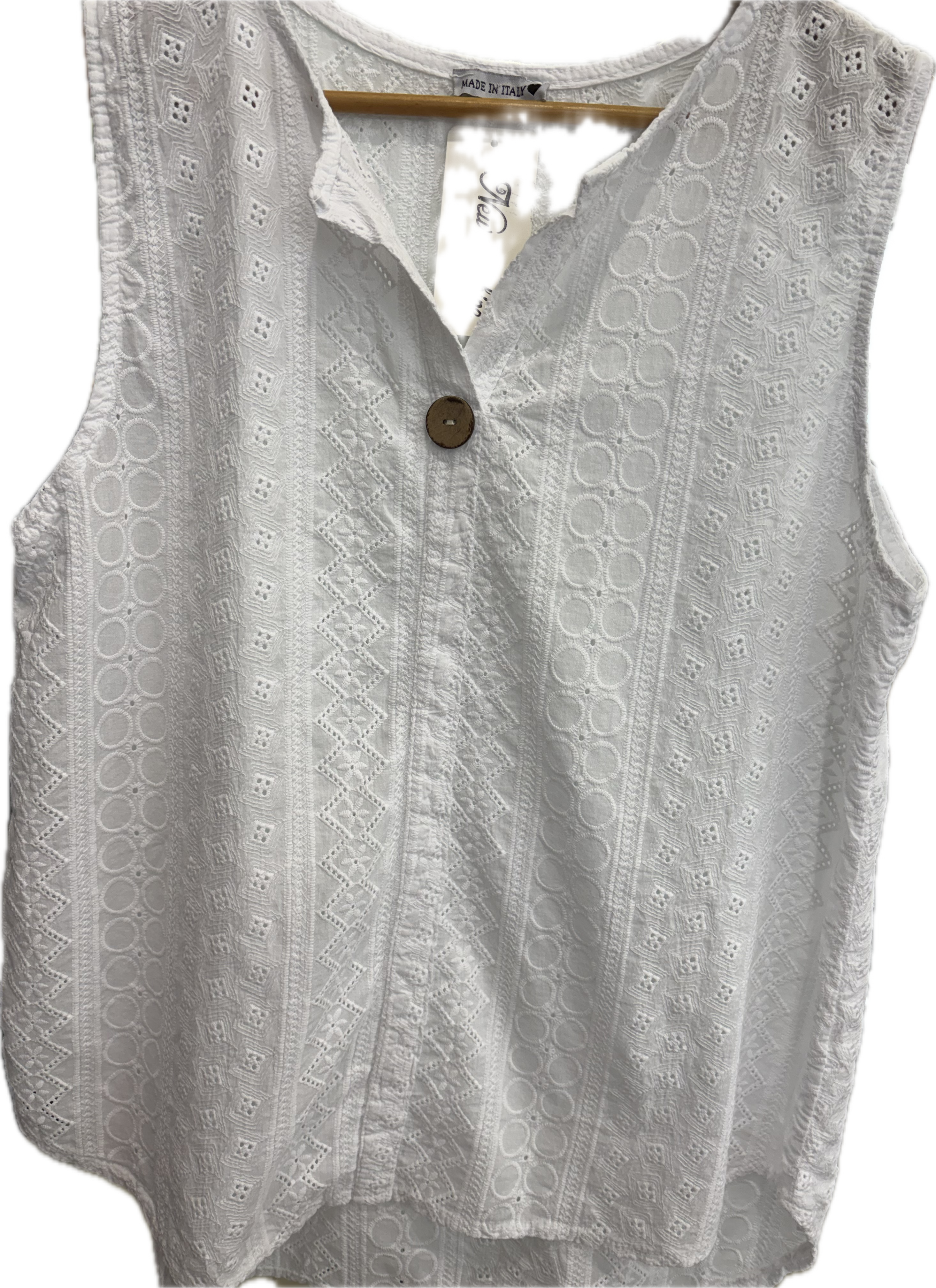 MADE IN ITALY VEST TOP 4303